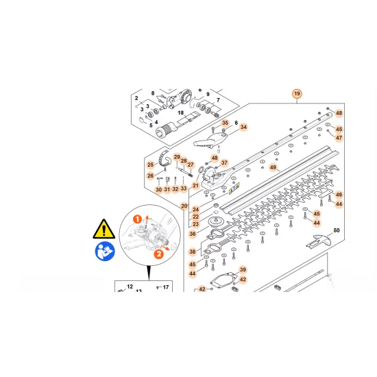 STIHL  Obudowa przekładni 4243 640 0536